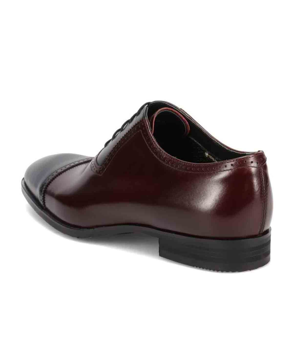 Деловые туфли в стиле Мадрас для восстановления сил. Madras, Black/Burgundy — фото 3