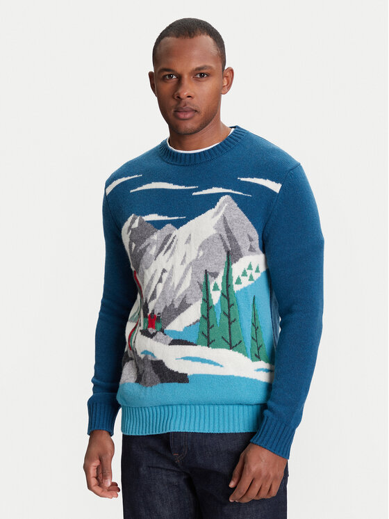 

Свитер обычного кроя 1244K108S United Colors Of Benetton, синий