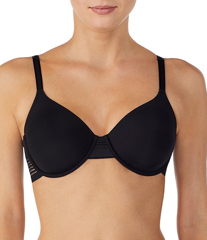 

Le Mystere Second Skin Формованный бюстгальтер-футболка без подкладки, черный