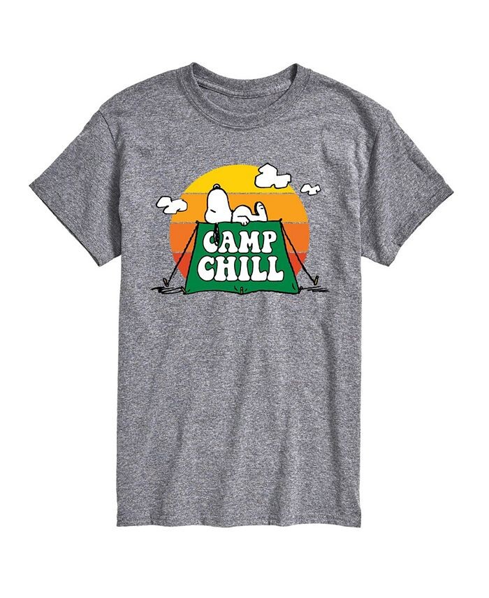 

Мужская футболка Peanuts Camp Chill AIRWAVES, серый
