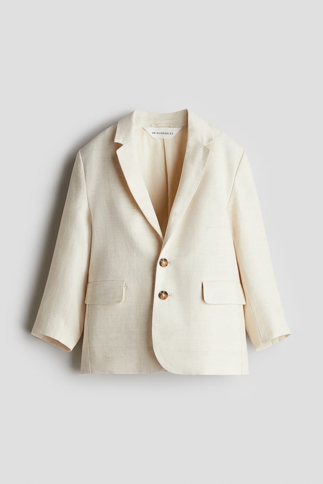 

Льняная куртка H&M, бежевый
