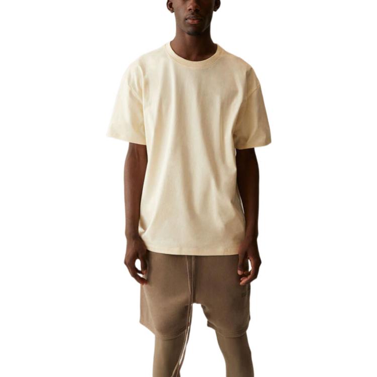 Футболка Fear Of God Essentials, Овсяный — фото 4
