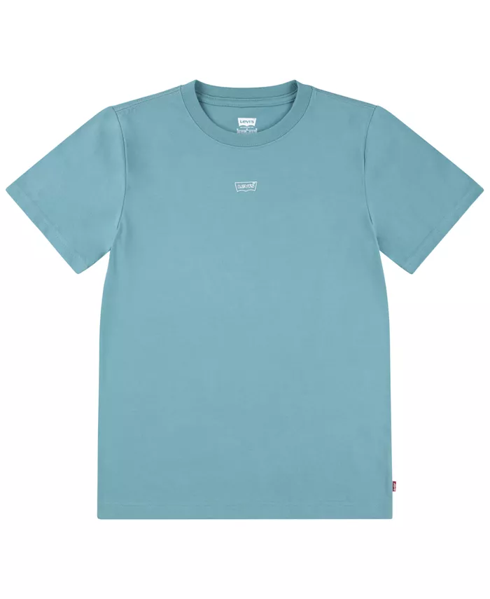 

Футболка с силуэтом летучей мыши для мальчиков Big Boys Outline Batwing Levi's, синий