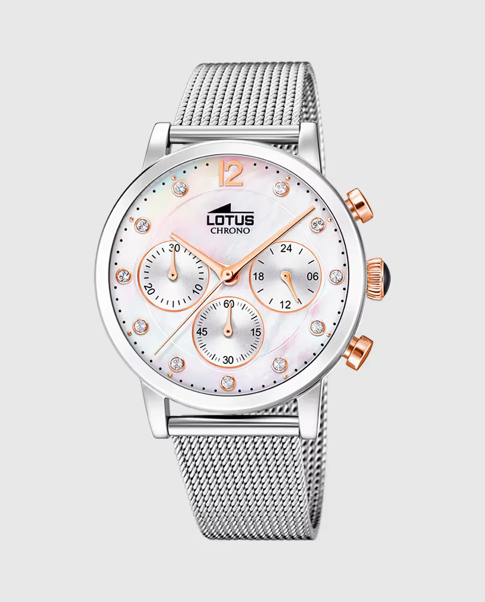 

Женские часы 18676/1 Trendy в серебристой стали LOTUS, серебряный