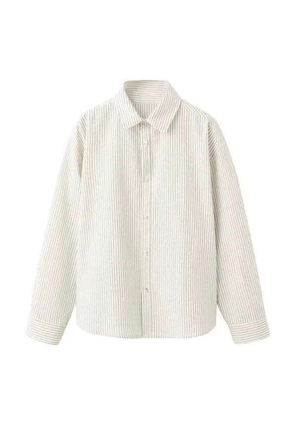 Детская рубашка Mango Kids, Off White