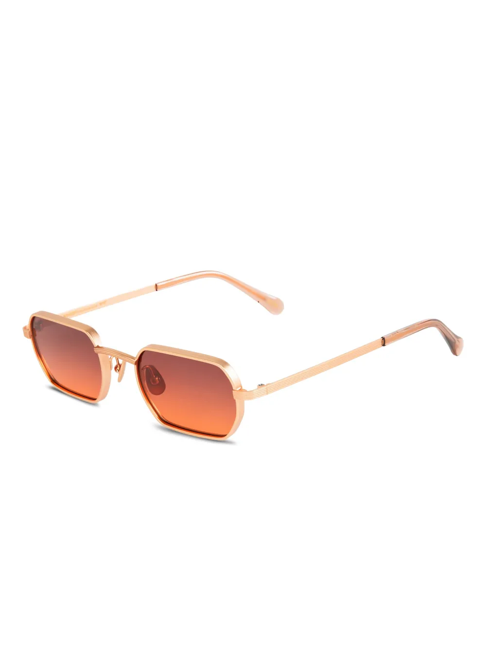

Солнцезащитные очки в прямоугольной оправе Moscot, розовый
