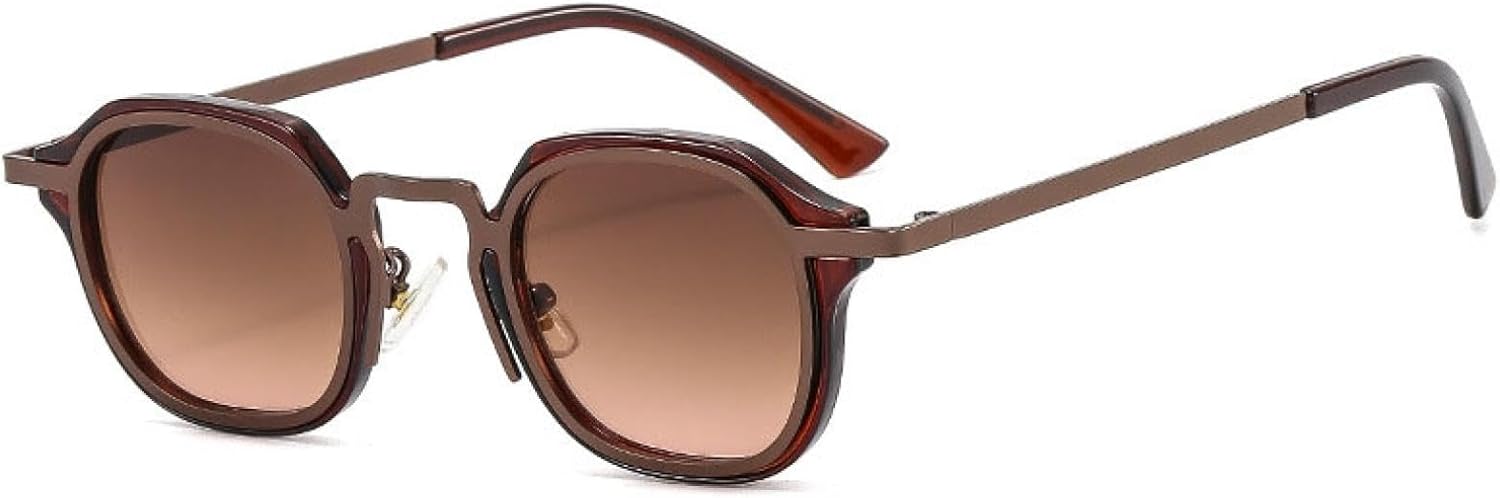 

Солнцезащитные очки с защитой от УФ-излучения UV400 | Металлический панк, маленькая оправа | Линзы конфетных цветов, для занятий спортом на открытом воздухе и вождения DSVIGF, Tea Pink