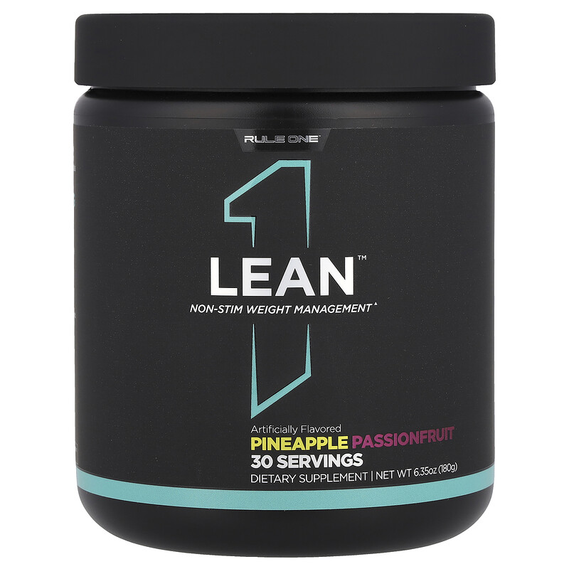 

Rule One Proteins, Lean , коррекция веса без стимуляции, ананас и маракуйя, 180 г (6,35 унции)