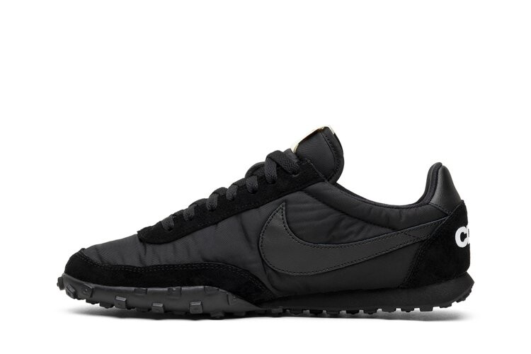 Кроссовки Nike Comme des Garçons x Waffle Racer 17 'Black', черный — фото 3