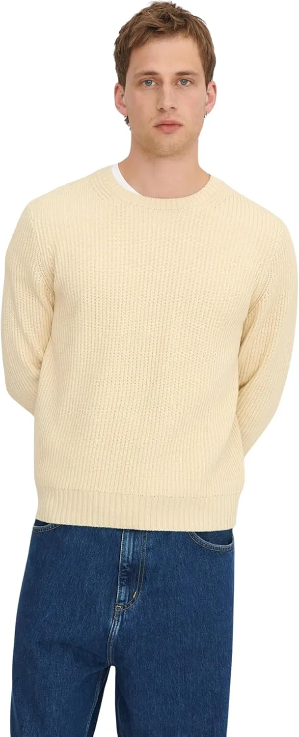 

Мужской свитер Organic Basics Soft Knit Chunky Crewneck