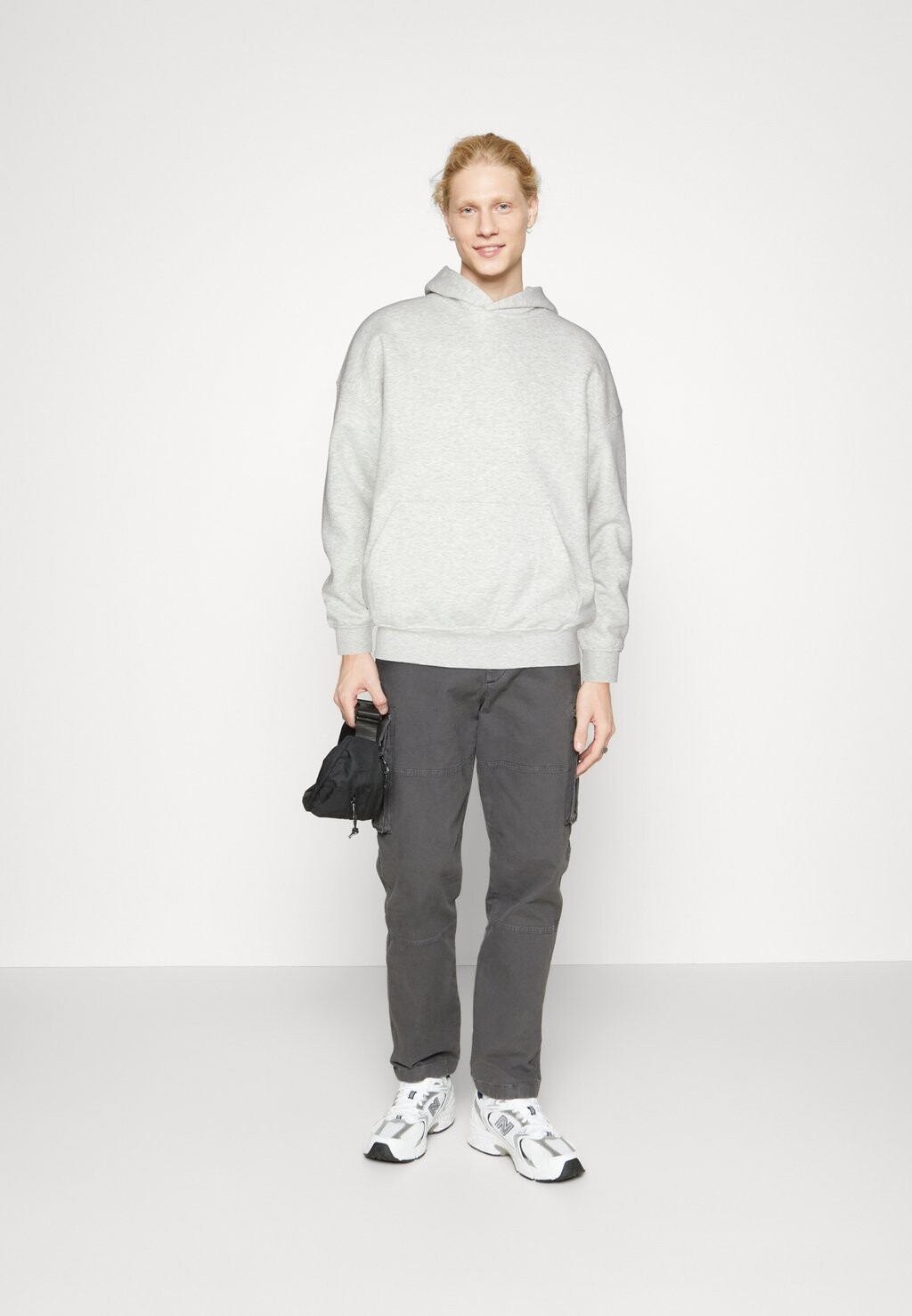 

Толстовка JORVIBE HOOD Jack & Jones, белый меланж