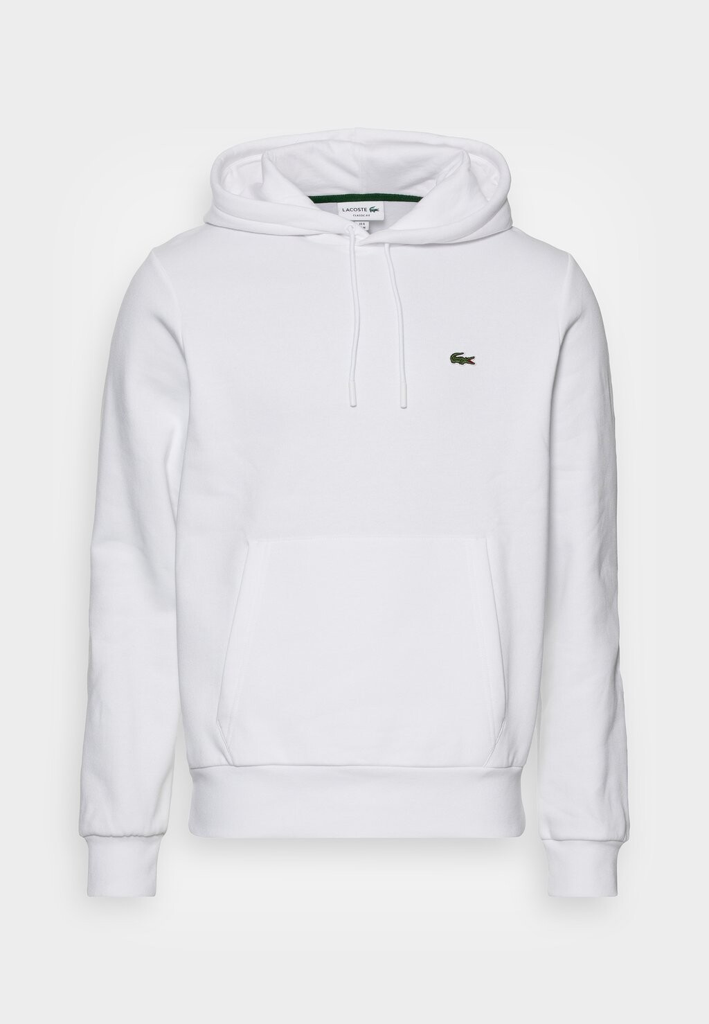 Худи Lacoste, свободный крой, белый