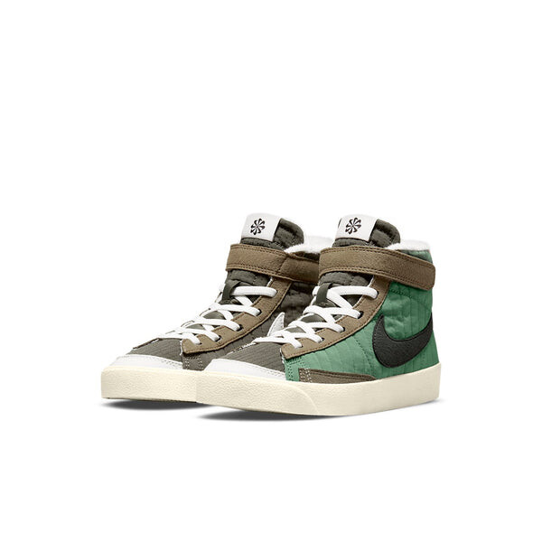 Кроссовки blazer mid '77 'oil green' Nike, зеленый — фото 3