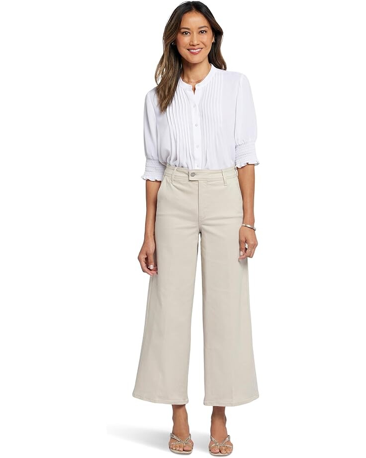

Джинсы NYDJ High Rise Mona Wide Leg Trouser, цвет Feather