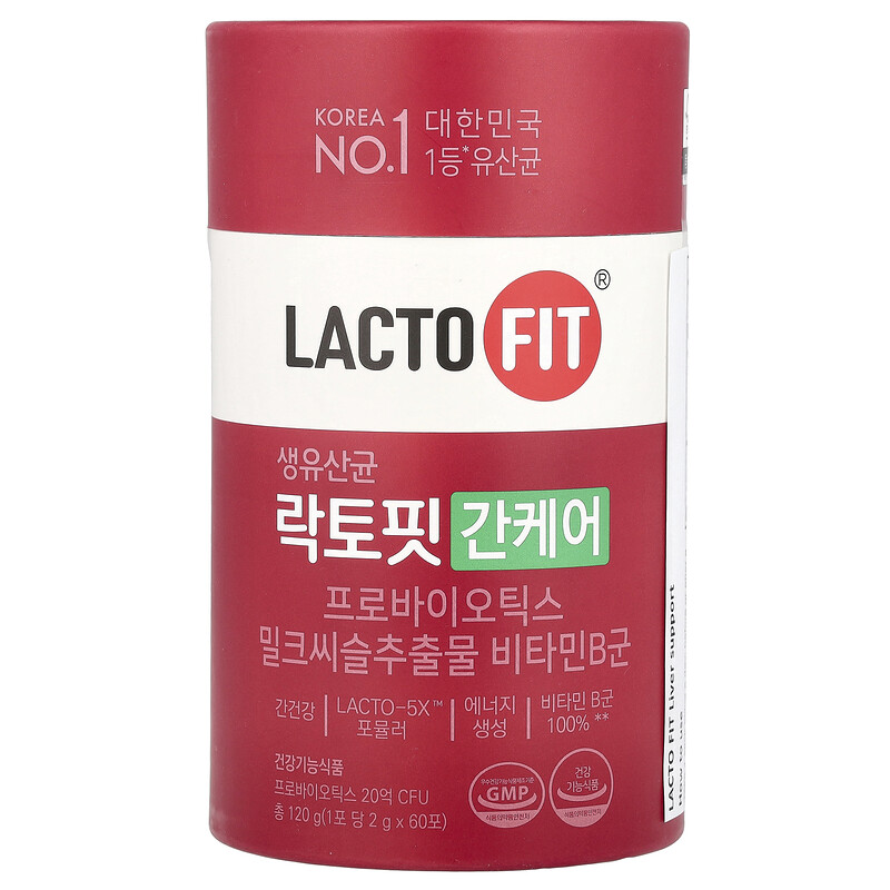 

Lactofit, Пробиотик, поддержка печени, 60 стиков (2 г) каждый