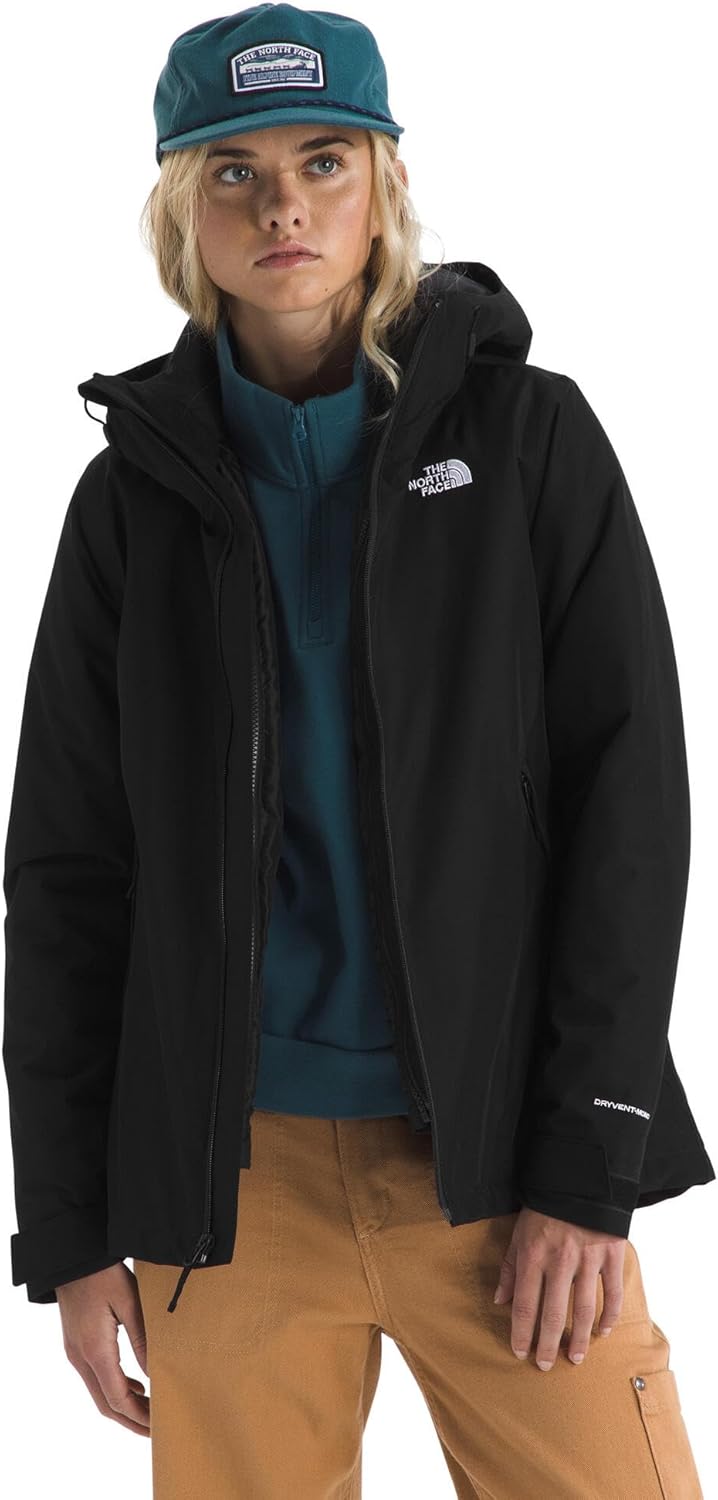 

Женская куртка зимняя The North Face Carto Mono Triclimate с капюшоном, черный
