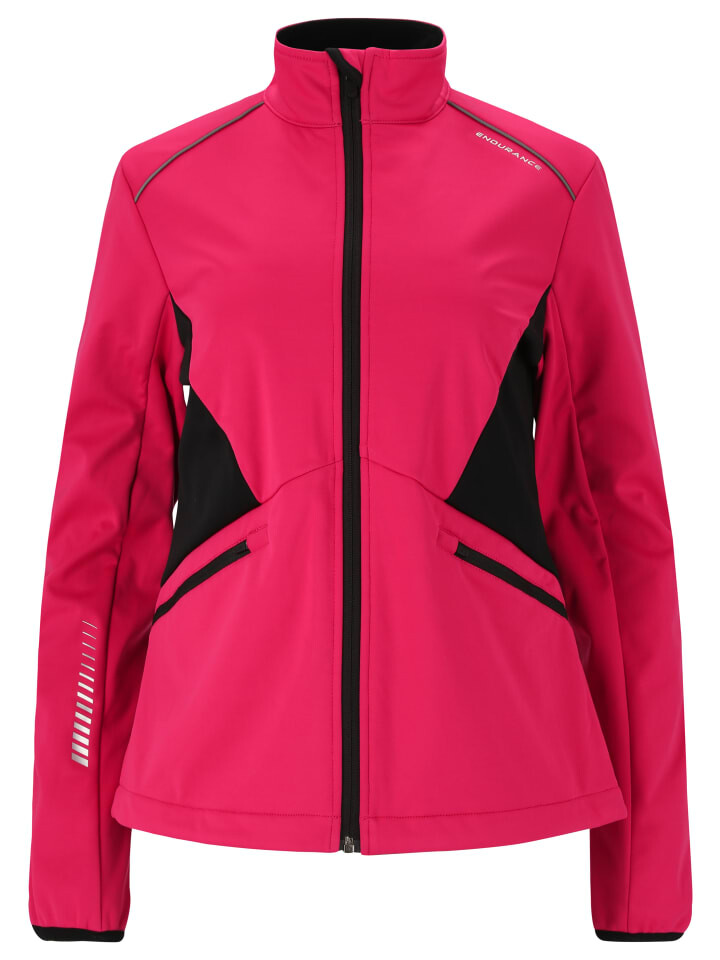 

Куртка софтшелл Endurance Softshelljacke Loralei, цвет 4050 Sparkling Cosmo