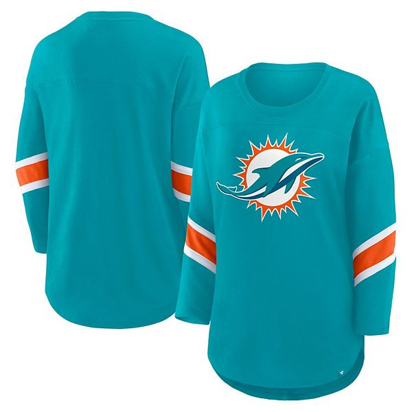 

Женская футболка Aqua Miami Dolphins Redzone с рукавом 3/4 Fanatics, Красный, Женская футболка Aqua Miami Dolphins Redzone с рукавом 3/4 Fanatics