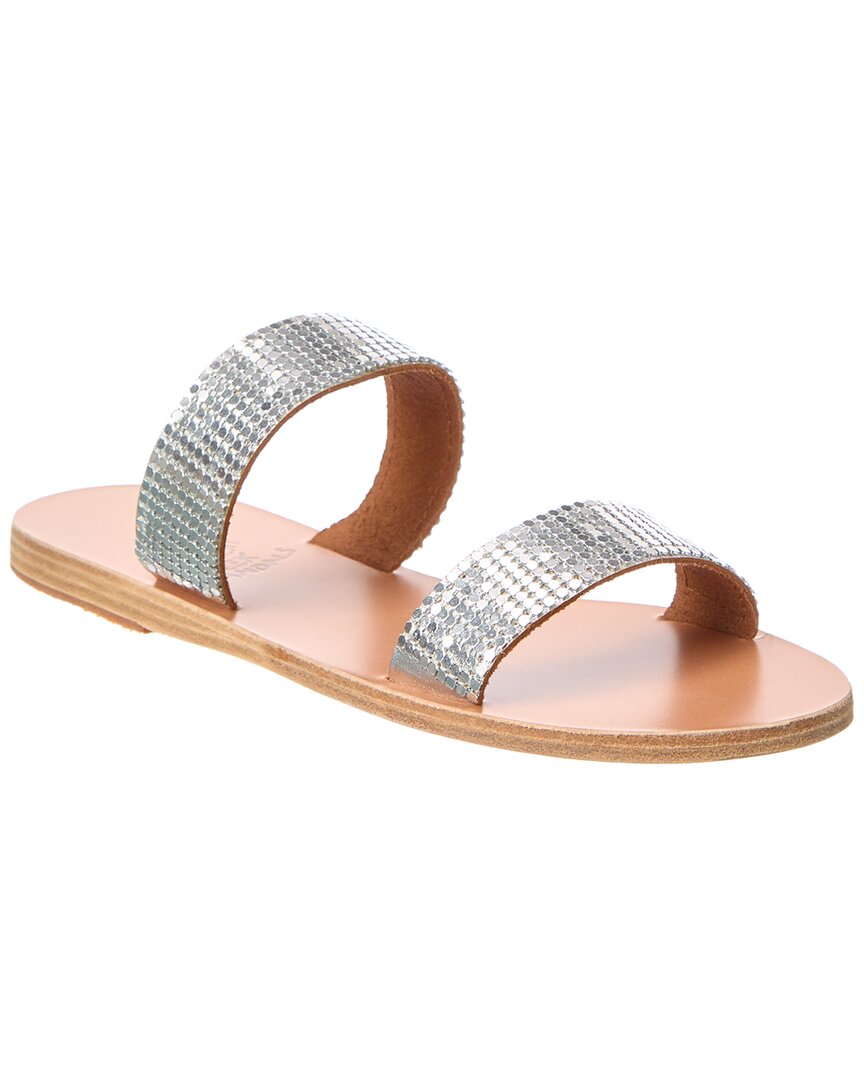 Древнегреческие сандалии Melia Ancient Greek Sandals, серебряный