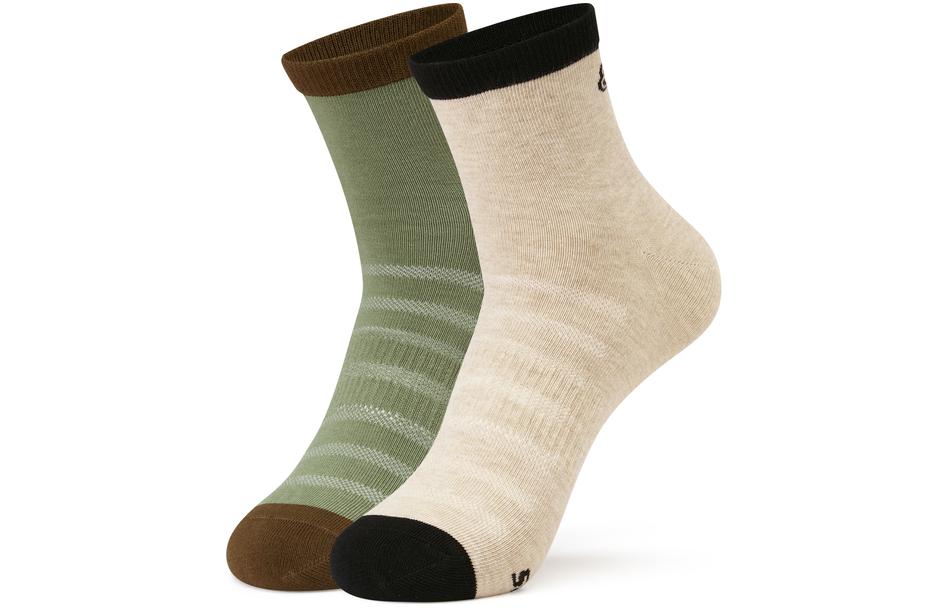 

Унисекс носки щиколотка 2 шт Skechers, 2-упаковка (Вяз/Бежевый/03EP)