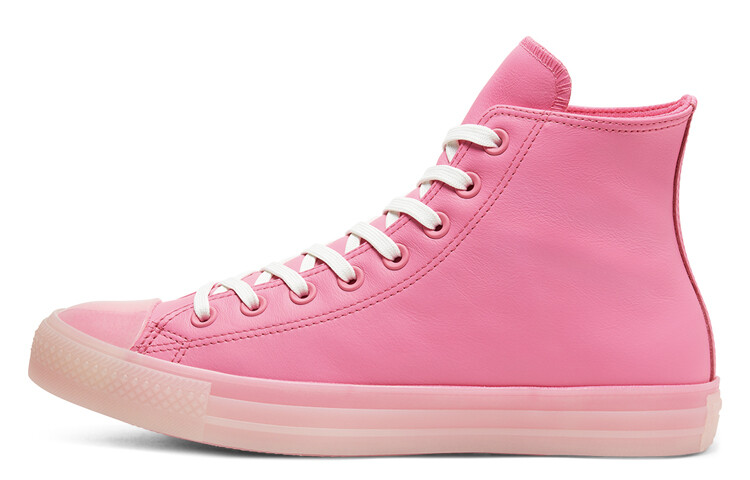 Кеды Converse Neon Leather Chuck Taylor All Star High Top 'Neon Pink'