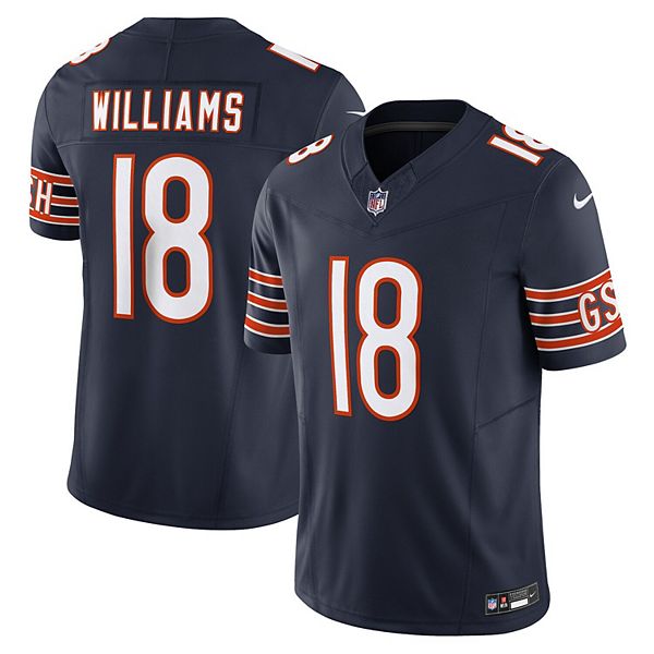 

Мужская футболка Chicago Bears Vapor FUSE Limited Caleb Williams в цвете navy Nike