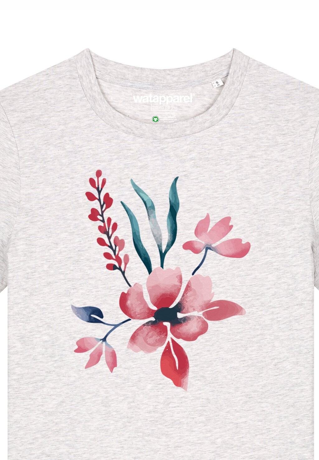 

Футболка с принтом watapparel, серый
