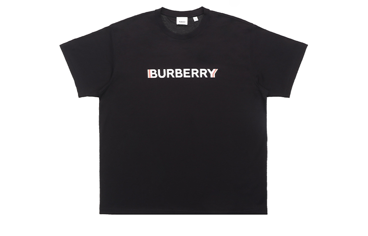 Футболка Burberry женская, черный, летняя — фото 3