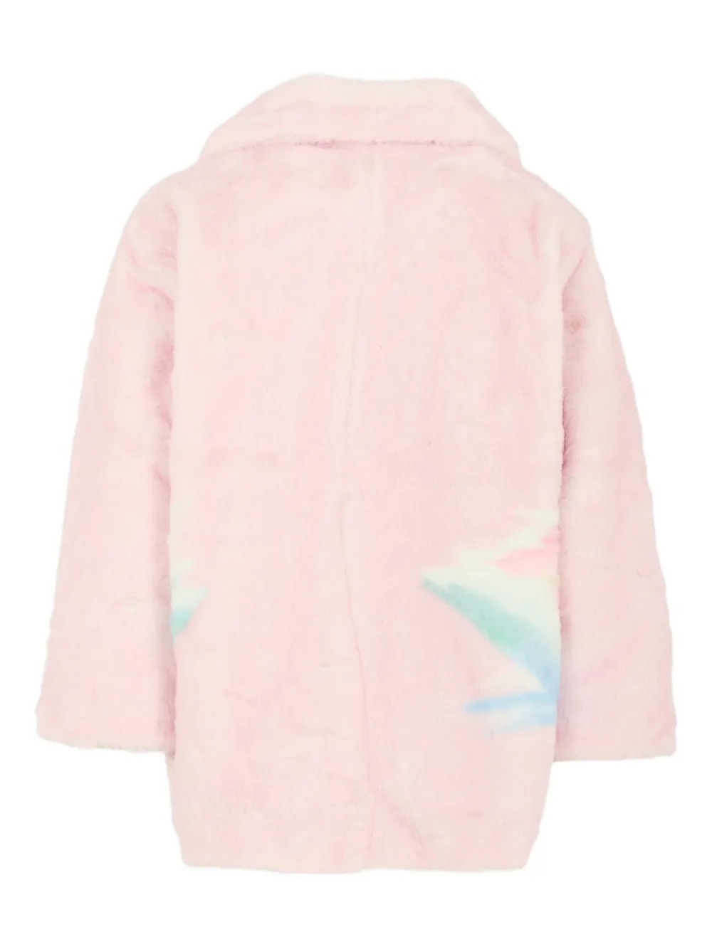 Пальто с мотивом лебедя Stella Mccartney Kids, розовый — фото 2