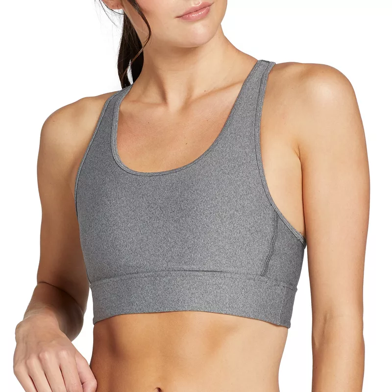 

Женский компрессионный бюстгальтер DSG Racerback, цвет Dark Heather Gray