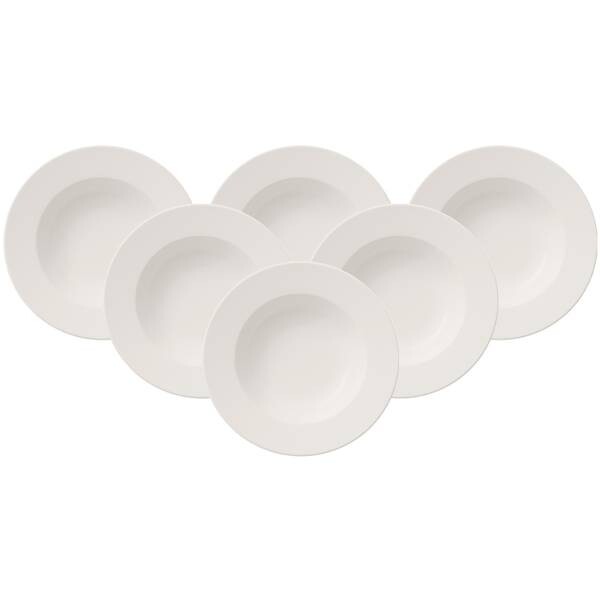 

Суповые тарелки for me набор из 6 шт. Villeroy & Boch, белый