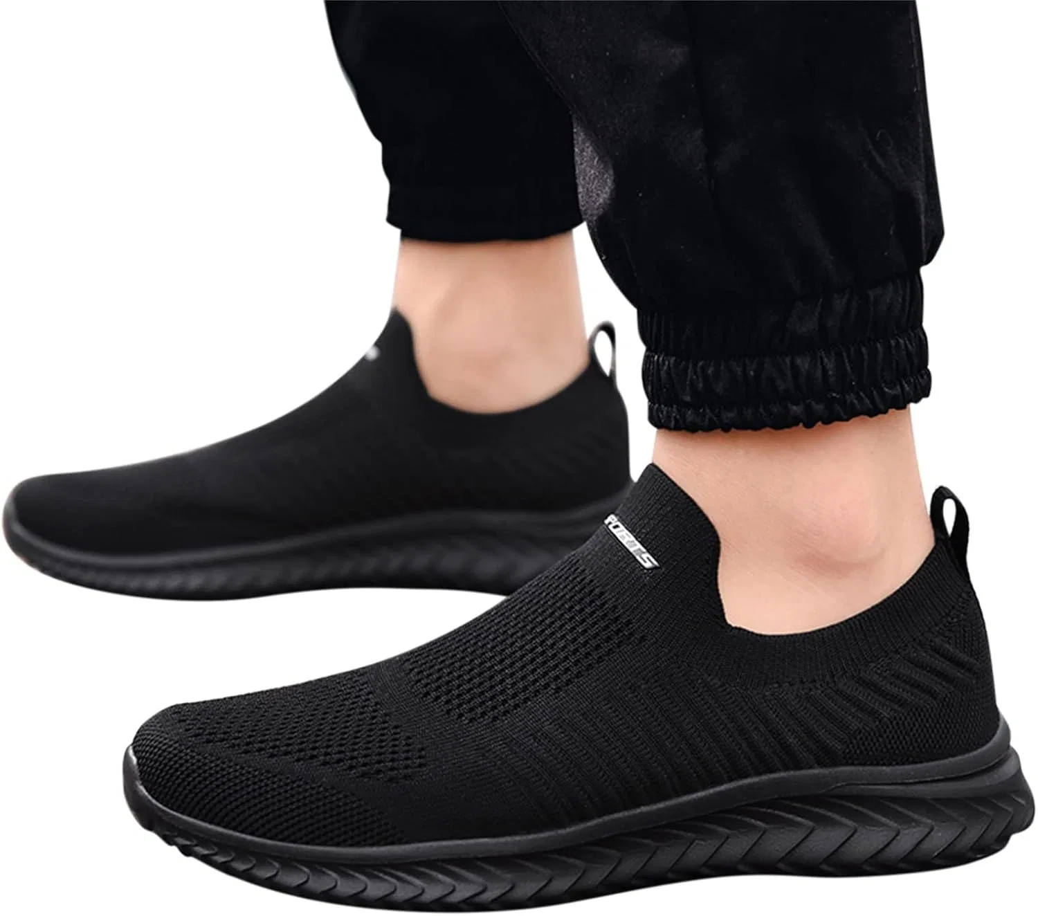 Мужские модные летние кроссовки Lite Adapt из сетчатой ​​ткани, дышащие, легкие, удобные, повседневные, на плоской подошве Generisch, Black — фото 2