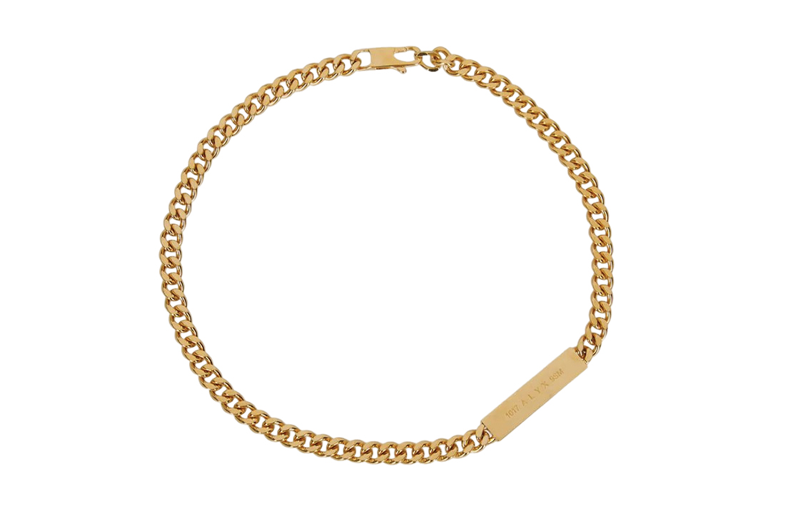 

Тонкое ожерелье для удостоверения личности 1017 Alyx 9Sm, желтый