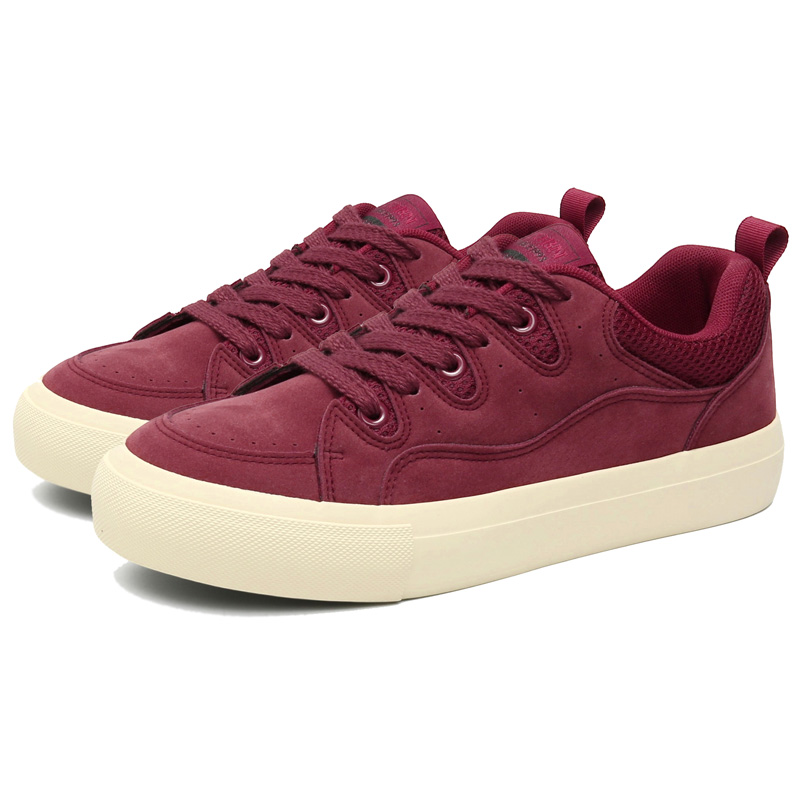 

Medd Бордовые мужские скейтерские кеды лоу-топ, цвет Burgundy