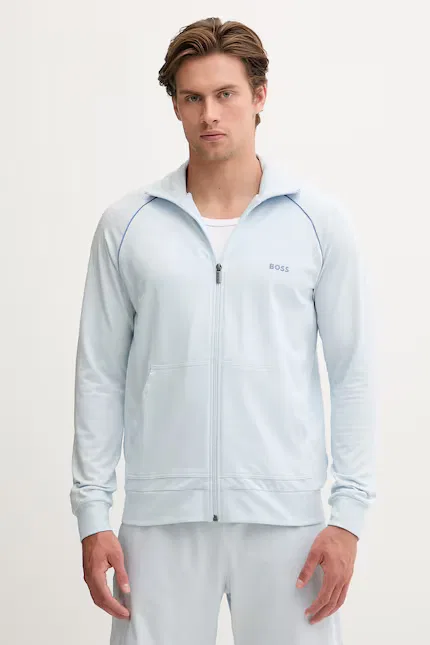 Толстовка на молнии хлопок Mix&Match Jacket Z BOSS, синий