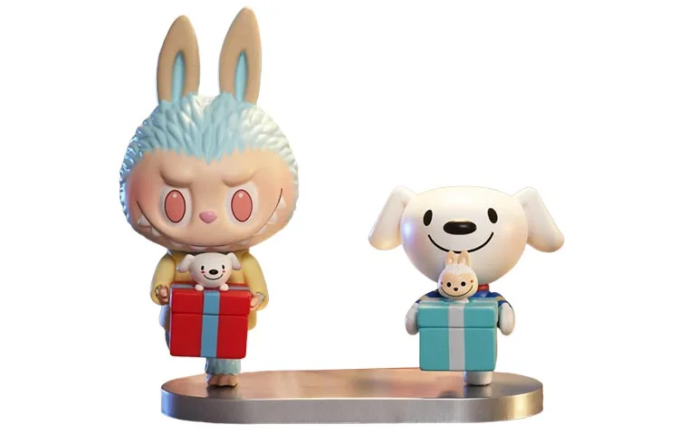 

Фигурка Pop Mart Labubu The Monsters Collaboration Edition Hang Tag Box, 9,4 см
