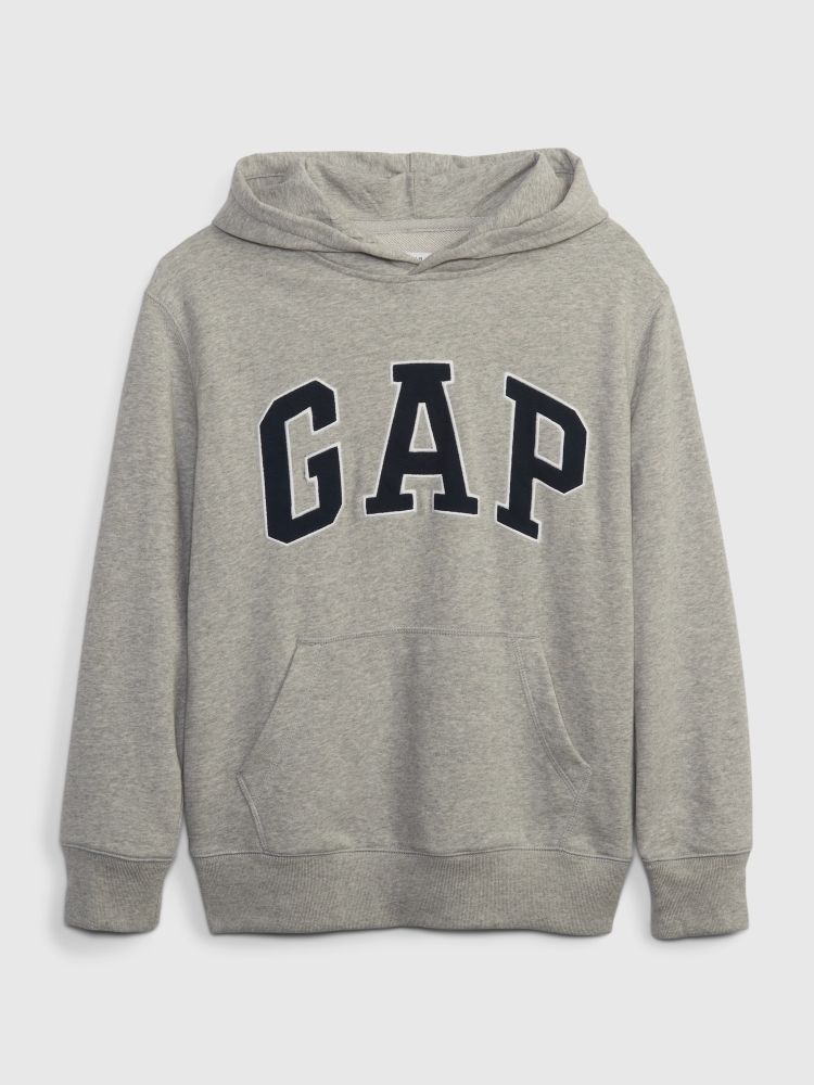 

Детская толстовка с логотипом кампуса Gap, серый