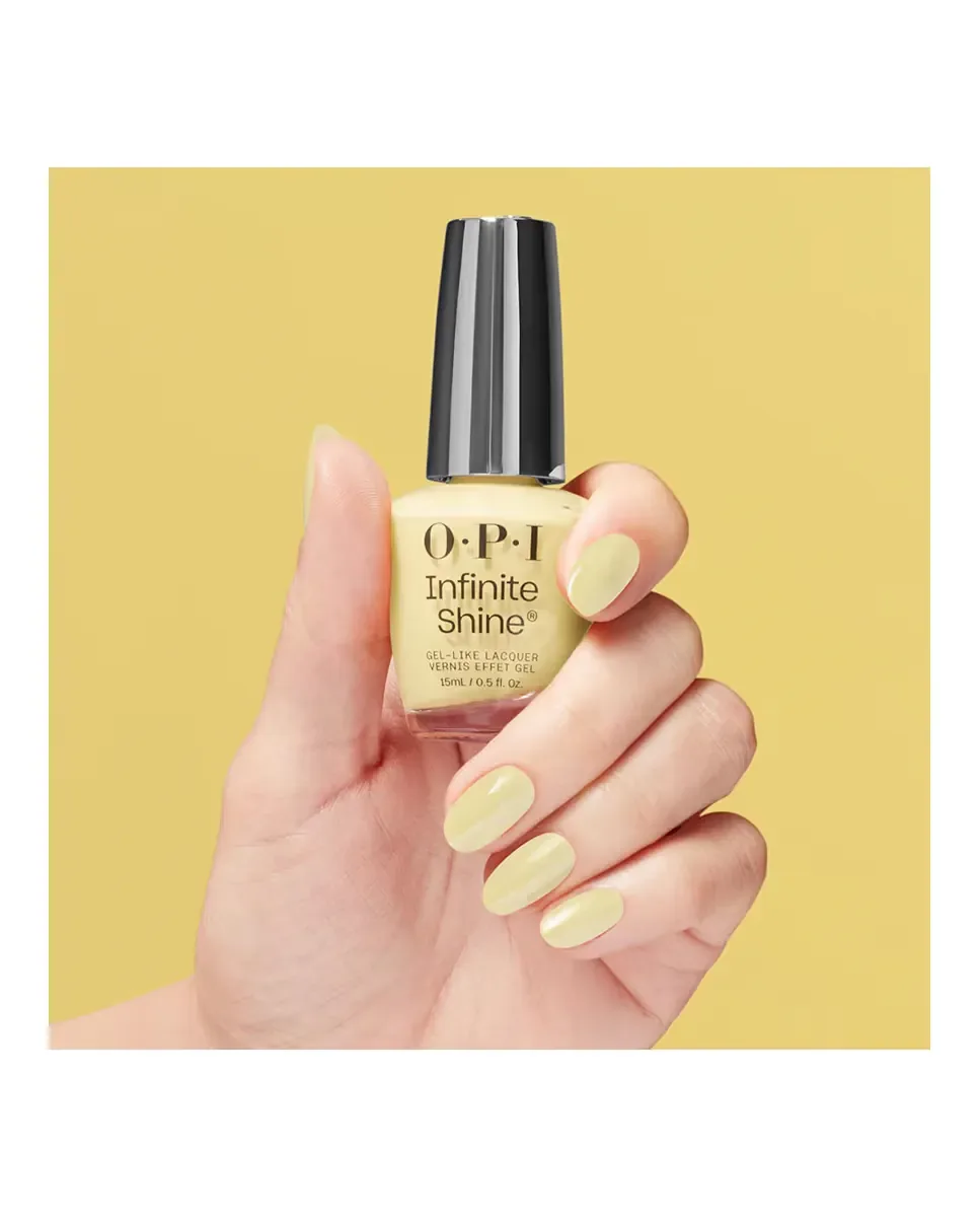 Долговечный лак для ногтей Infinite Shine 15 мл Opi, This Chic Is Bananas — фото 4