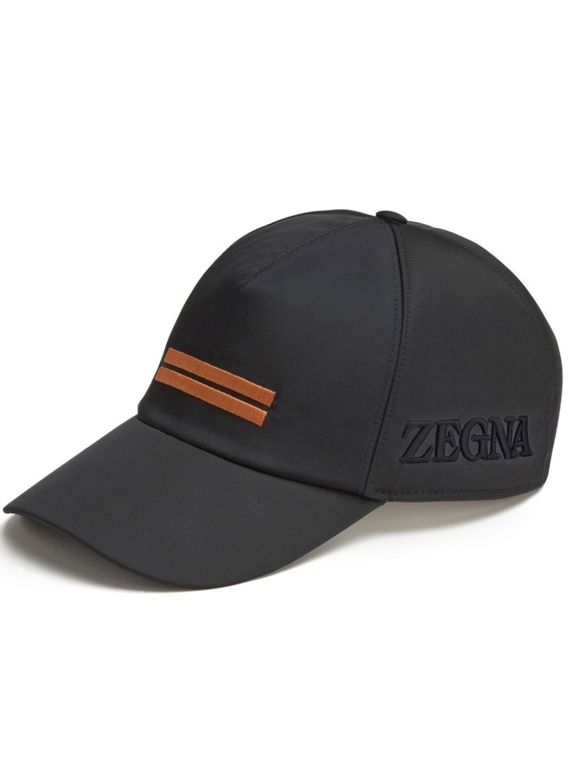 

Zegna кепка с вышивкой, черный