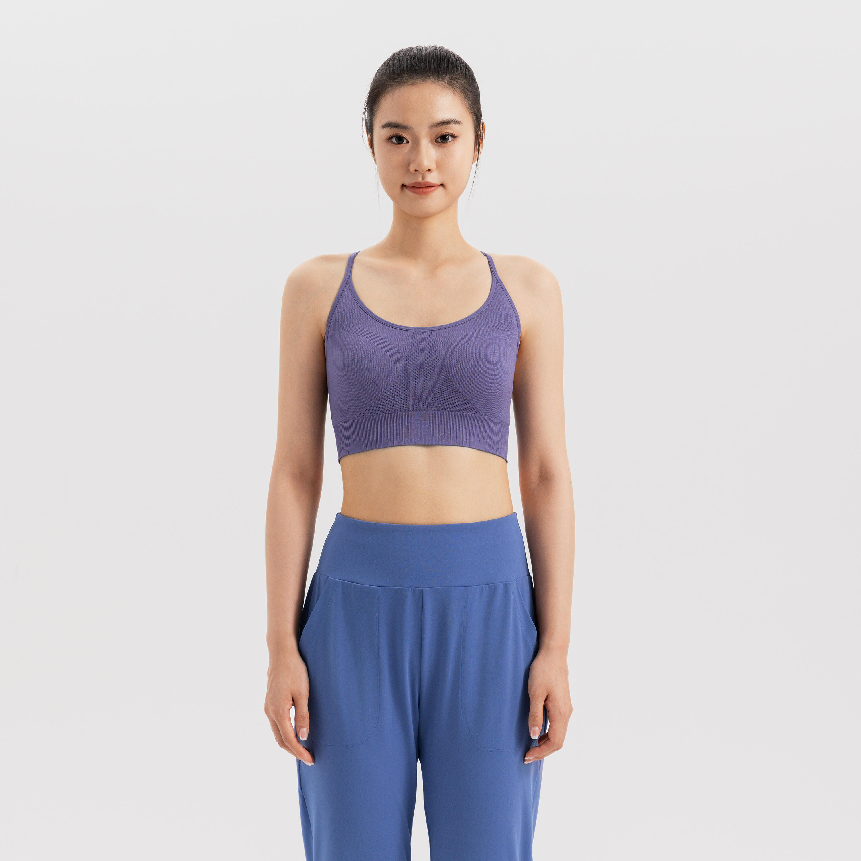 

Женская бесшовная майка для низкоинтенсивных тренировок Decathlon