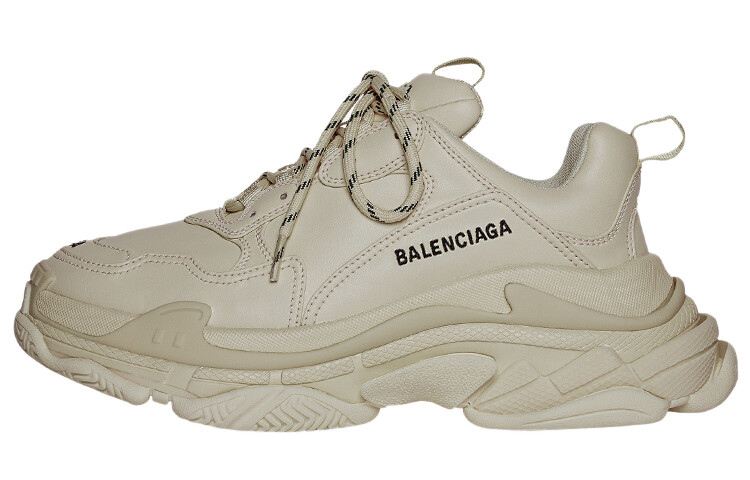 

Balenciaga Triple S Бежевая искусственная кожа, Бежевый, Balenciaga Triple S Бежевая искусственная кожа
