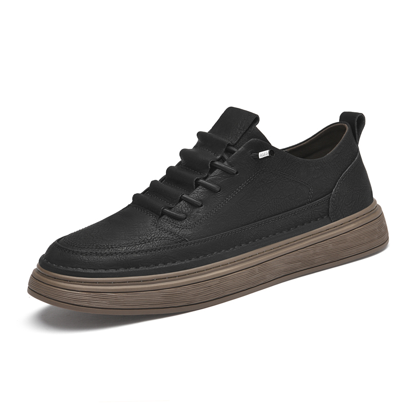 LEXON Мужские низкие скейтерские кеды цвета хаки, цвет Khaki — фото 3