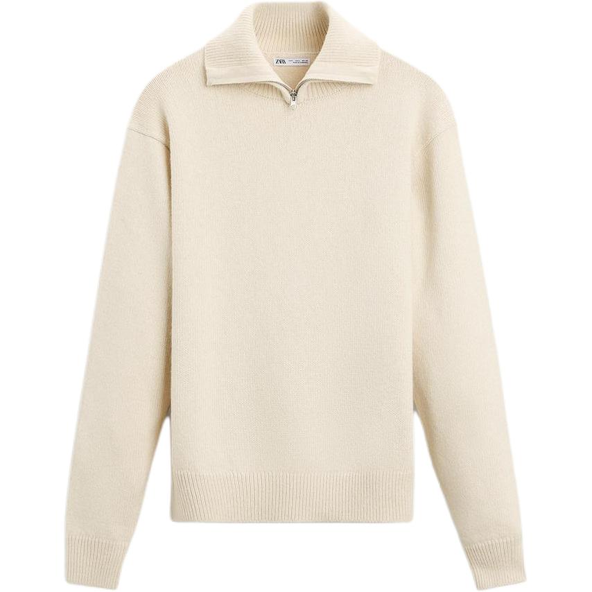 

Свитер мужской белый ZARA, Raw White