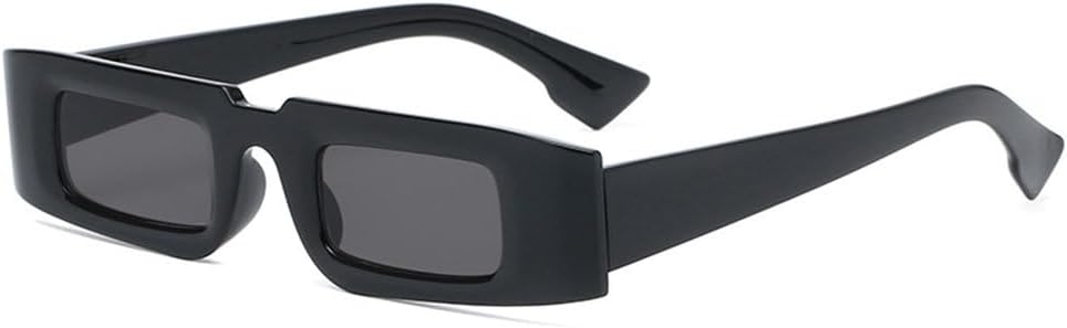 

Модные солнцезащитные очки 2027 года, маленькие прямоугольные, для женщин, винтажные, разноцветные, трендовые солнцезащитные очки с защитой от УФ-излучения UV400 MTZJH, C1