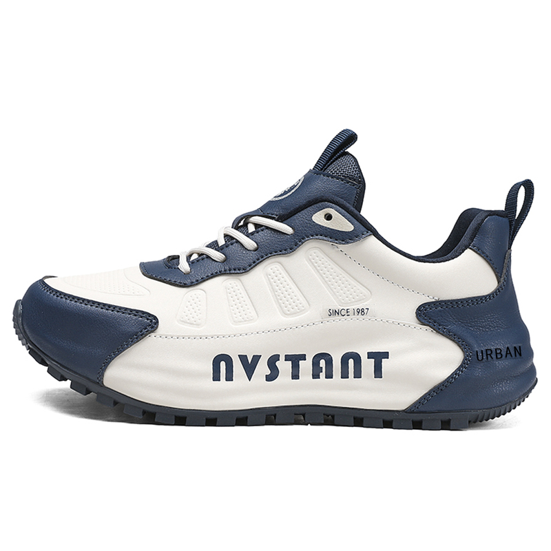 

URBAN AUTHENTIC Скользоустойчивые, износостойкие, легкие, увеличивающие рост, амортизирующие низкие кеды унисекс бело-голубые, цвет White Blue