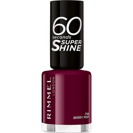 

Лак для ногтей Rimmel 60 Seconds Super Shine Color Block 712 Berry Pop, 3 Brujas