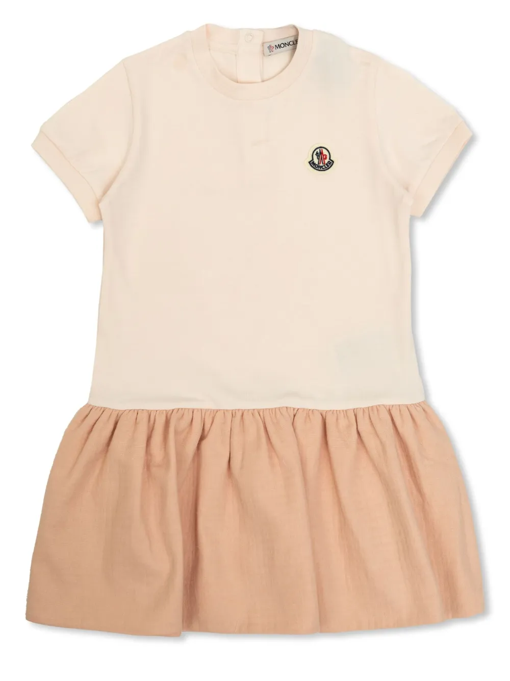 

Платье с логотипом Moncler Enfant, розовый