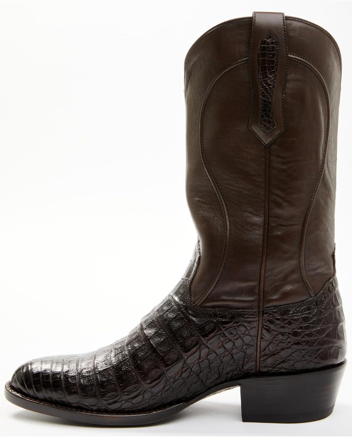 Мужские ковбойские сапоги Cody James Black 1978 Chapman Exotic Caiman Belly Western - Bbxfa23l4-2, шоколадный — фото 3