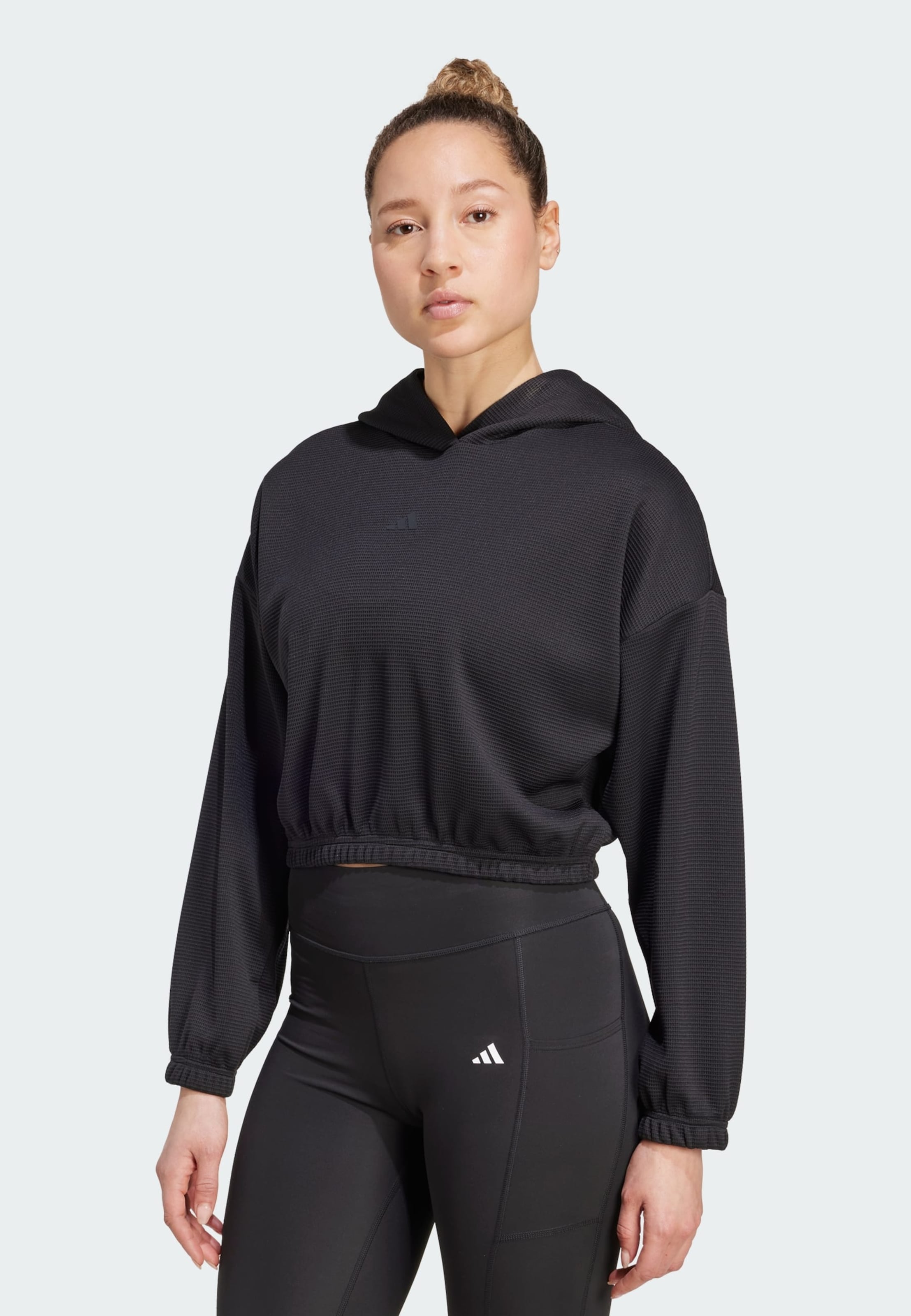 Adidas Performance Спортивный свитшот 'Yoga' в черном цвете — фото 2