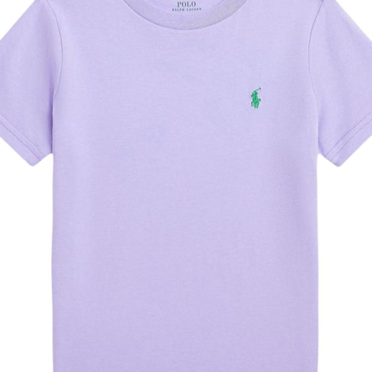 Детская футболка Polo Ralph Lauren, фиолетовый — фото 3